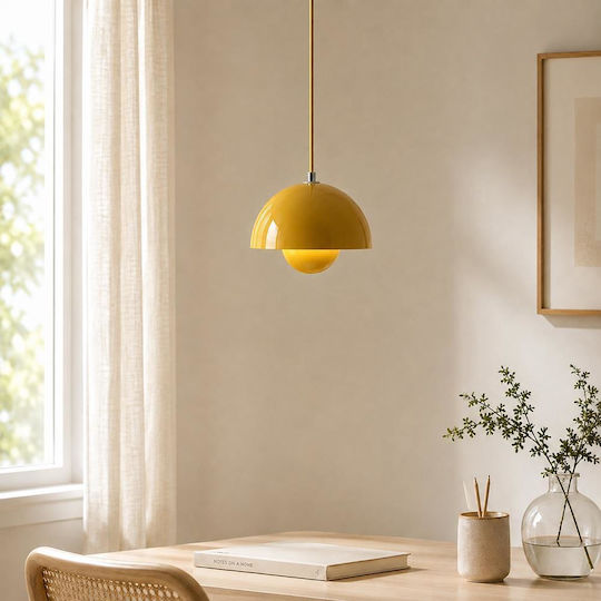 Next Hanging Ceiling Light Yellow 23x23x18cm Next Hanging Ceiling Light Yellow 23x23x18cm