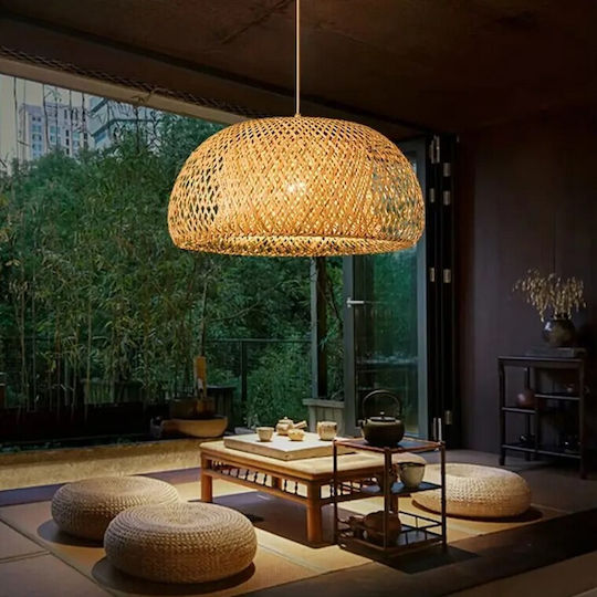 VenCore Κρεμαστό Φωτιστικό Boho Πλέγμα με Ντουί E27 60x60x30εκ.
