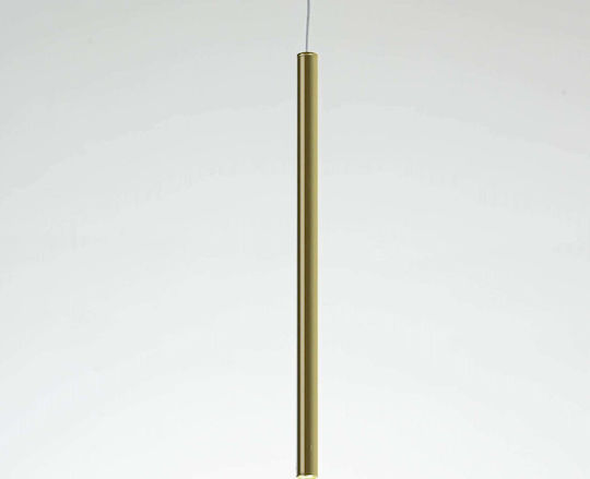 Light Prestige Lungo Lustră Auriu cu Dulie G9 150x5cm.