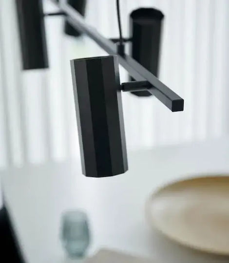 Nordlux Pendant Light Black Rail 90x15cm