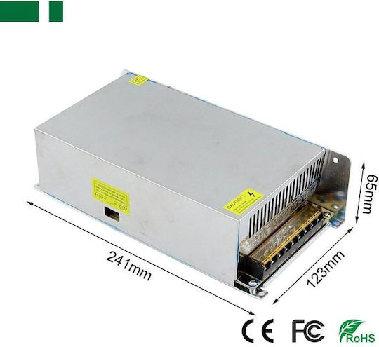 Anga CP1208-50A Power Box for CCTV Systems Silver 552-251