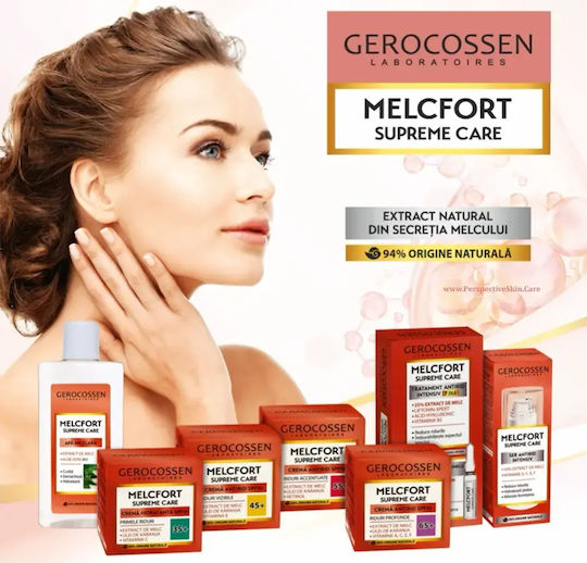 Gerocossen Creme de Față Hidratare de Zi cu Factor de Protecție Solară 10 și Slime de Melc 50ml