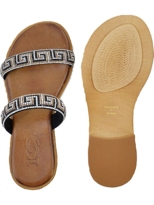 Sandale Casual Damă Din Piele Negre