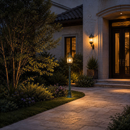 Elvhx Wall-Mounted Outdoor Lantern E27