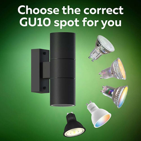 Lampa Calex Turin Wall-Mounted Outdoor Spot GU10 IP54 17cm