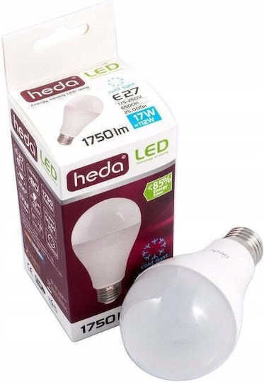 Best Service LED Glühbirne 17W für E27 Glühbirnensockel und Form A65 1750 Lumen