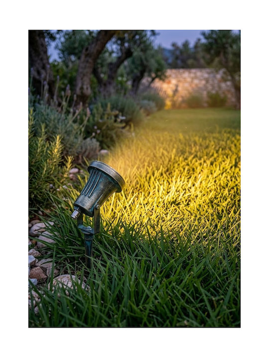 Elvhx Vagia Outdoor Floor Lamp Projector 50W for GU10 Socket Brown