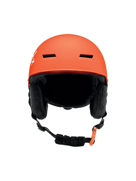 Spy Galactic Men's Ski & Snowboard Helmet in Orange Colour