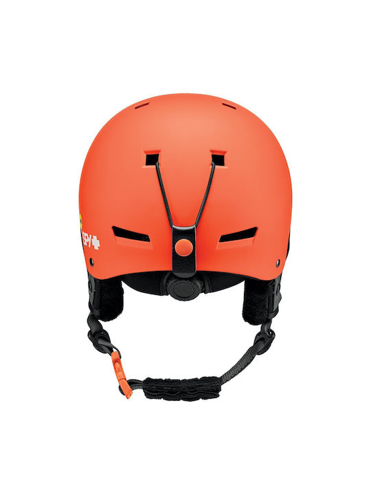 Spy Galactic Men's Ski & Snowboard Helmet in Orange Colour