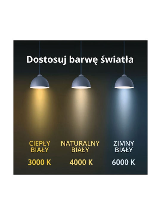 Light Prestige Deckenleuchte Schwarz mit Integrierter LED