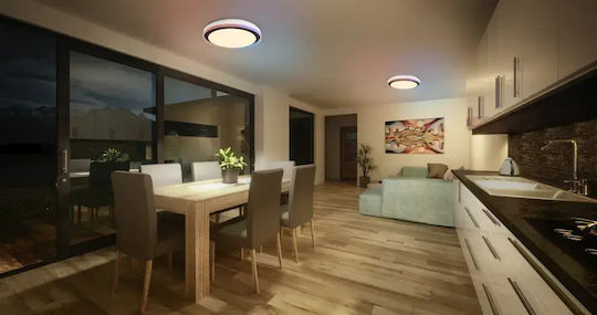 Osram Deckenleuchte Schwarz mit Integrierter LED