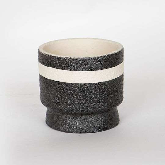 Plant Pot Concrete Black