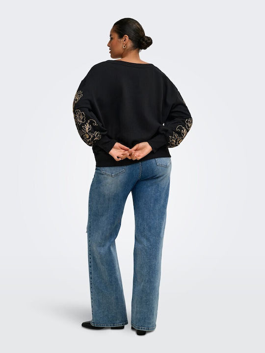 Long Women's Black Sweatshirt