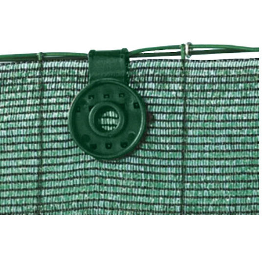 Bradas Garden Fencing Supplies from Plastic 10 Pieces Green