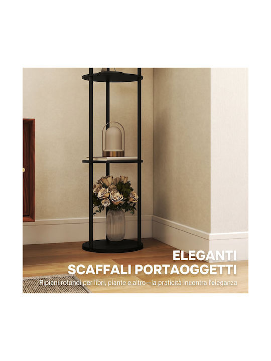 HomCom Floor Lamp Black