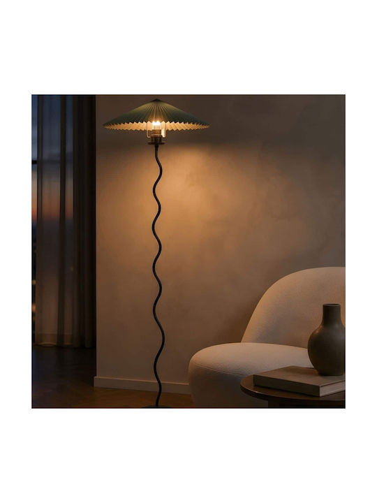 Led7 Floor Lamp H150xW43cm. with Socket for Bulb E27 Green