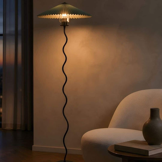 Led7 Floor Lamp H150xW43cm. with Socket for Bulb E27 Green