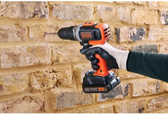 Black & Decker Mașină de găurit Baterie 18V BCKSB02
