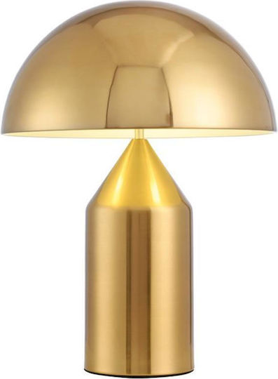 Next Metal Table Lamp for G9 Bulb Holder with Gold Shade and Base
