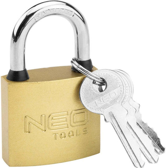 Grupa Topex Brass Padlock Horseshoe with Key 40mm