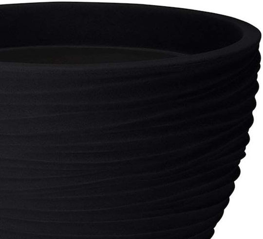 Koopman Ghiveci De Flori Din Plastic Antracit 31 Cm