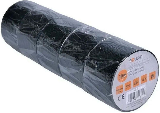 Solight Insulation Tape 38mm x 10m Black