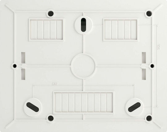 1x8 Surface Mounted Electrical Panel IP40 Easy9 EZ9EU-1-8-NT-T Door Transparent NEEZ9EUC108