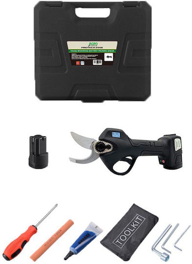 Agroforce 299s Pruning Shears Battery 16.8V 2x2.6Ah with Maximum Cutting Diameter 29mm in Carrying Case