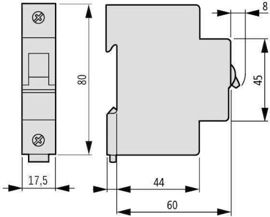 Превключвател Switch Switch Faz-b6 1 Модул 278529