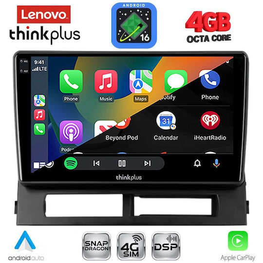 Lenovo Car Audio System for Toyota Prius 2003-2009 (Bluetooth/USB/WiFi/GPS/Apple CarPlay/Android Auto) with 9" Touch Screen