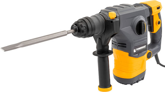 Powermat Set Spitzmeißel & Bohrer 5 Stück mit Steckdose SDS Plus