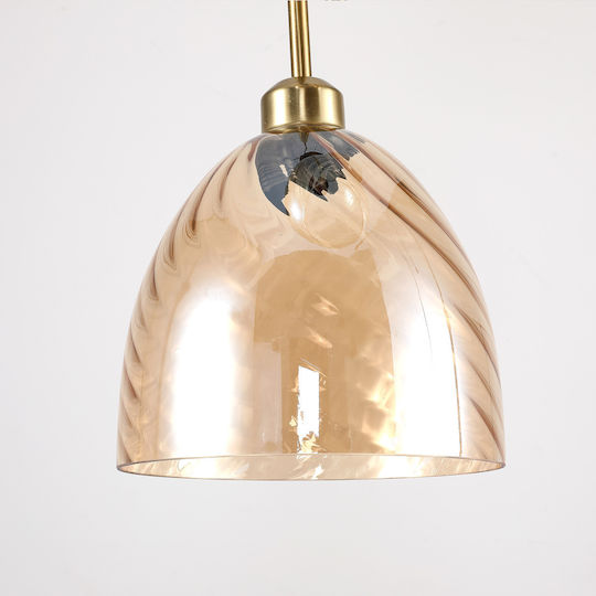 Agora Lighting Регулируемо Висящо Таванно Осветително Тяло Прозрачно с Цокъл E27