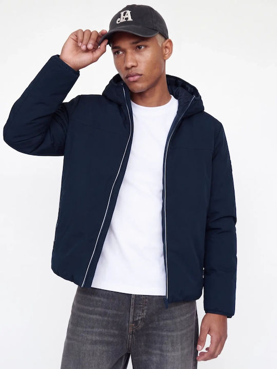Doppelseitige Herren Jacke Dunkel Marineblau