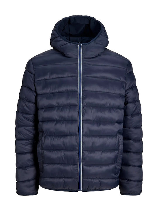 Doppelseitige Herren Jacke Dunkel Marineblau