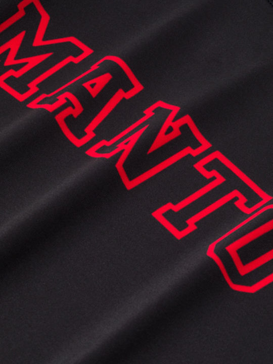 Manto Ανδρική Κοντομάνικη Μπλούζα MN-R961-BK για Jiu-Jitsu Μαύρη