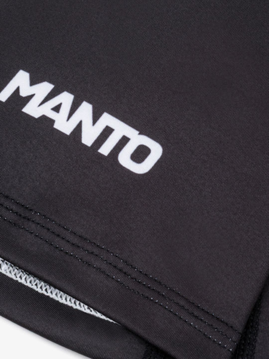 Manto Ανδρική Κοντομάνικη Μπλούζα MN-R960-BK για Jiu-Jitsu Μαύρη