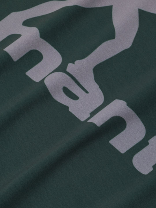 Manto Men's Short Sleeve Shirt MN-R971-GR for Jiu-Jitsu Green