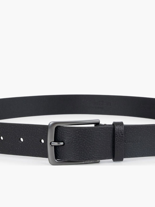 Herren Gürtel Leder Schwarz