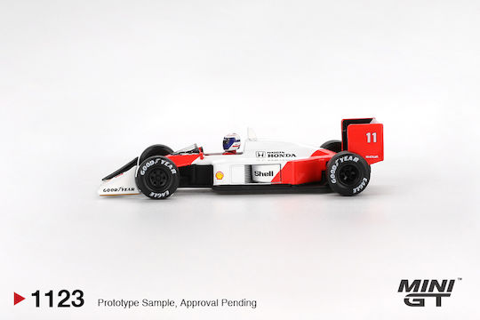 Car Model Macheta McLaren MP4/4 #11 Alain Prost Japan Grand Prix 2nd Place 1988 Scale 1:64 Mini GT MGT01123-L