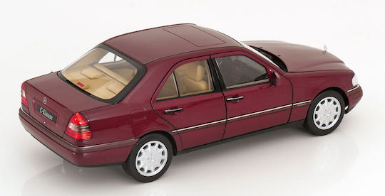 Mercedes C-Class W202 Sedan 1993 Red Limited Edition 750 Pieces Scale 1:18 Norev