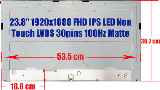 Лаптоп Екран IPS / LED / Touch 1920x1080 Матов За Laptop Mv238fhm-nx4 1-SCR0848