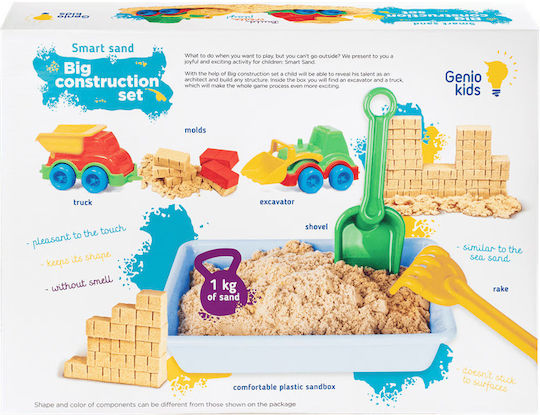 Genio Kids Jucărie de Construcție cu Nisip pentru Copii de 3+ Ani
