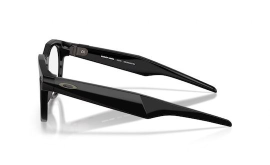 Ochelari Oakley Meta Hstn Ai Negri Cu Lentile Transparente Ow8002-0751