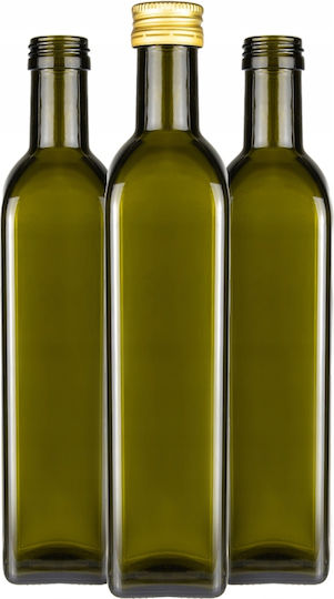 10x Bimberek Wein-/Getränkeflaschen Marasca Olive 500ml