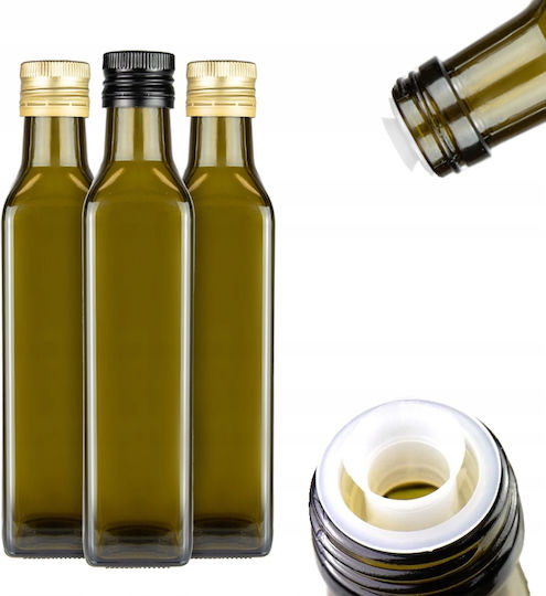 10 Bimberek Marasca Wein-/Getränkeflaschen 250ml Verteilers Oliveöl