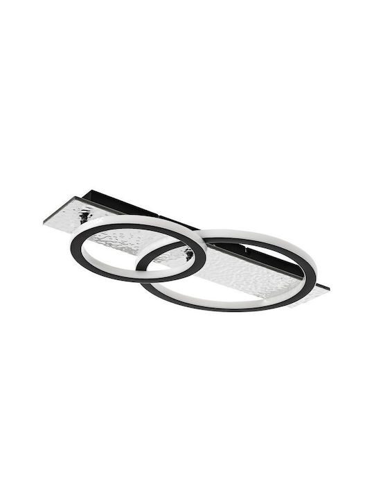 Rabalux Smart Deckenleuchte montieren 58cm Schwarz mit Integrierte LED und Fernbedienung Rabalux Smart Deckenleuchte montieren 58cm Schwarz mit Integrierte LED und Fernbedienung