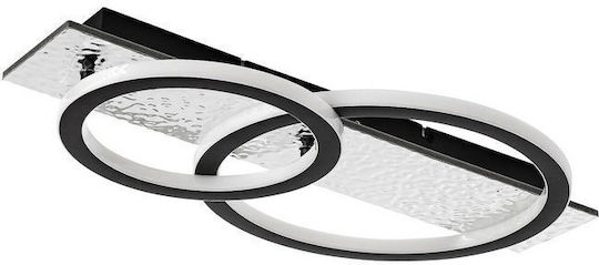 Rabalux Smart Deckenleuchte montieren 58cm Schwarz mit Integrierte LED und Fernbedienung Rabalux Smart Deckenleuchte montieren 58cm Schwarz mit Integrierte LED und Fernbedienung