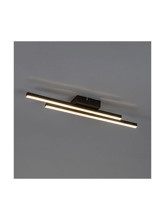 Rabalux Smart Deckenleuchte Schwarz mit Integrierter LED
