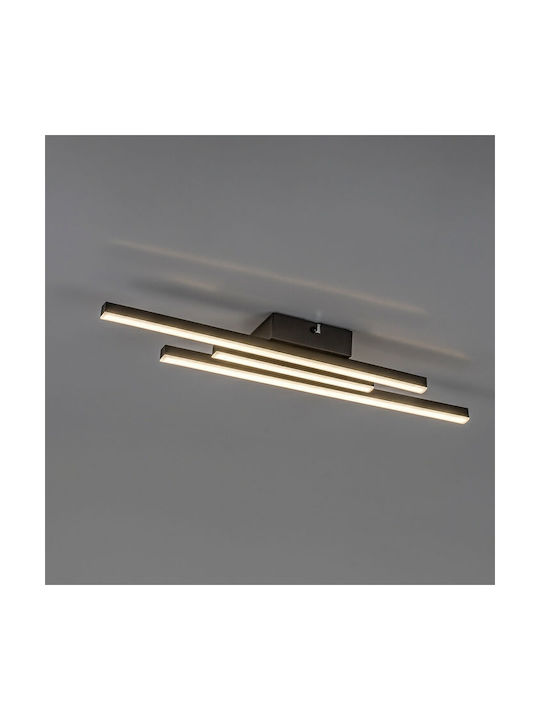 Rabalux Smart Deckenleuchte Schwarz mit Integrierter LED