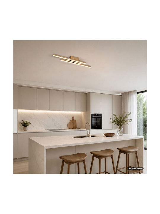 Rabalux Smart Deckenleuchte Beige mit Integrierter LED